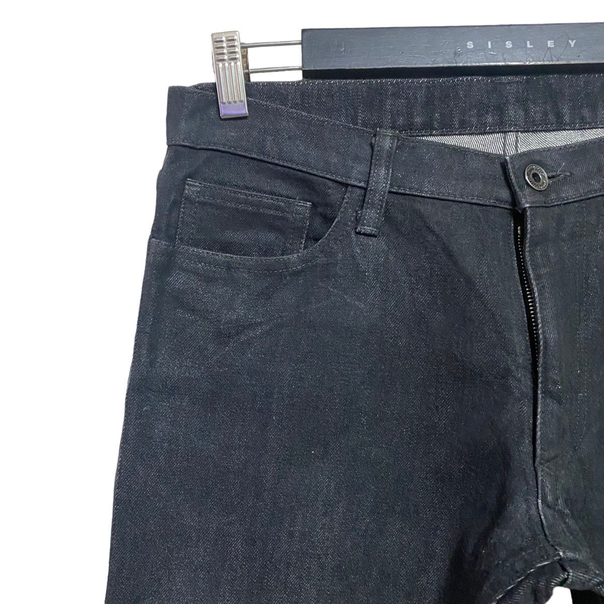 Attachment Attachment Black Wax Denim Jeans Size US 30 / EU 46 - 5 Thumbnail