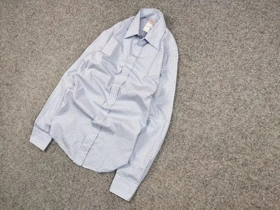 Versace Vintage Versace Classic Men's Light Blue Buttons Shirt Size US M / EU 48-50 / 2 - 2 Thumbnail