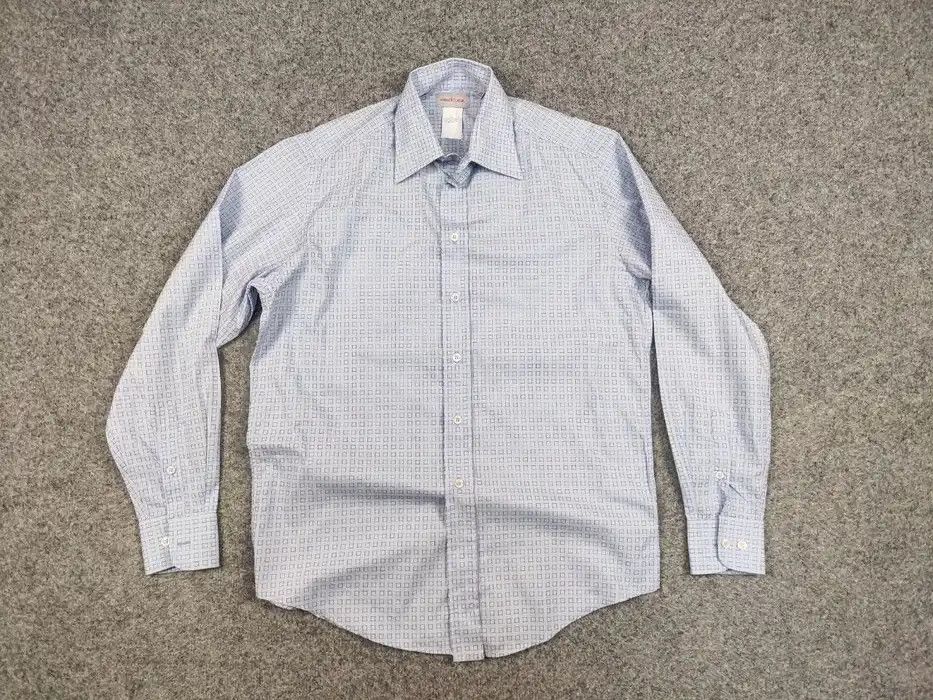Versace Vintage Versace Classic Men's Light Blue Buttons Shirt Size US M / EU 48-50 / 2 - 6 Thumbnail