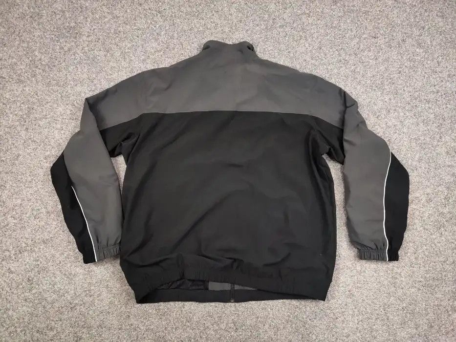 Nike Vintage Y2K Nike Swoosh Black Drill Lightweight Track Jacket Size US XL / EU 56 / 4 - 8 Thumbnail