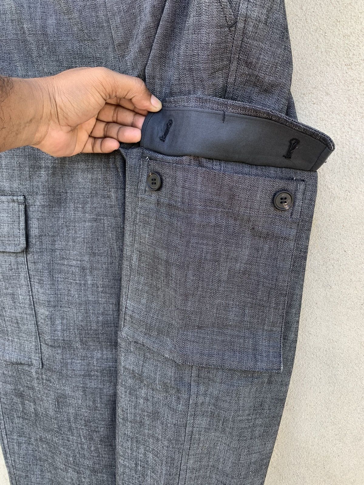 Issey Miyake Issey Miyake White Label Six Pocket Cargo Pants Size US 28 / EU 44 - 12 Thumbnail
