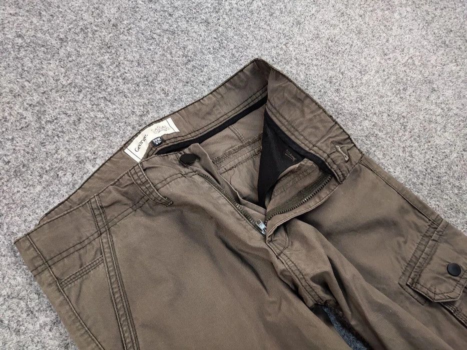 Japanese Brand Vintage Cargo Pants Travis Scott Japan Zip Pocket Olive Size US 30 / EU 46 - 7 Thumbnail