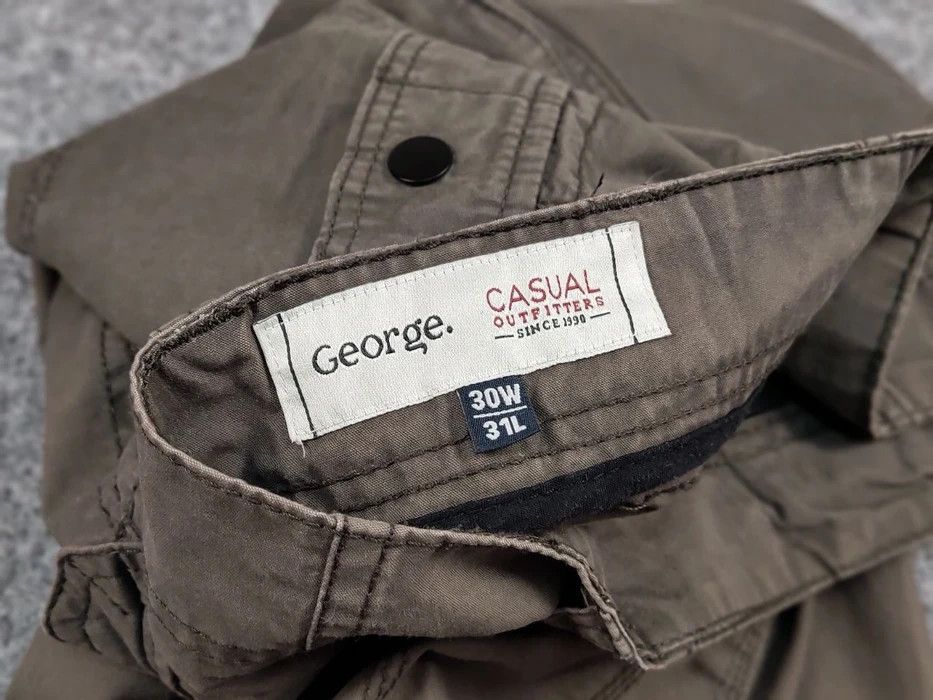 Japanese Brand Vintage Cargo Pants Travis Scott Japan Zip Pocket Olive Size US 30 / EU 46 - 8 Thumbnail