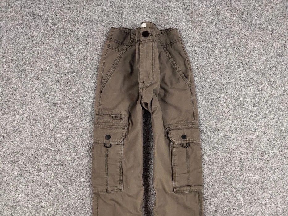 Japanese Brand Vintage Cargo Pants Travis Scott Japan Zip Pocket Olive Size US 30 / EU 46 - 3 Thumbnail