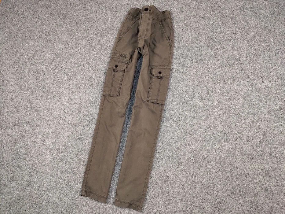 Japanese Brand Vintage Cargo Pants Travis Scott Japan Zip Pocket Olive Size US 30 / EU 46 - 2 Thumbnail