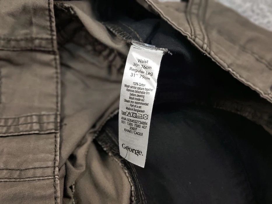 Japanese Brand Vintage Cargo Pants Travis Scott Japan Zip Pocket Olive Size US 30 / EU 46 - 9 Thumbnail