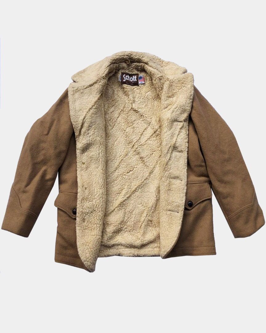 Schott ☃️WINTER OFFER❄️80’Shearling Schott NYC Wool U.S.A 1990 Size US L / EU 52-54 / 3 - 2 Thumbnail