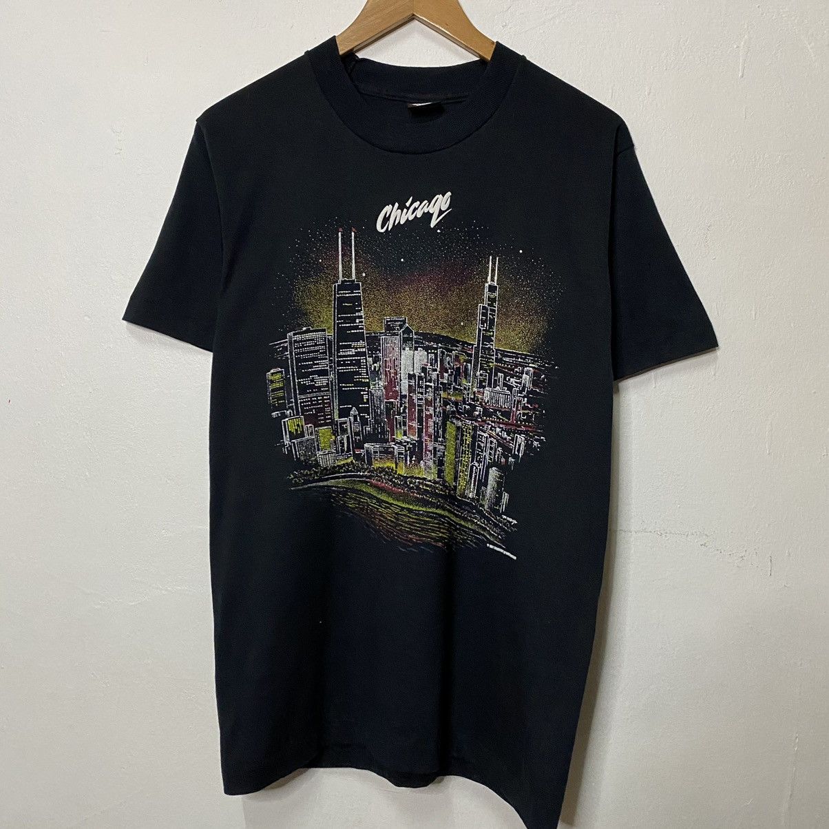Vintage Vintage 1991 Chicago City tee Size US M / EU 48-50 / 2 - 1 Thumbnail