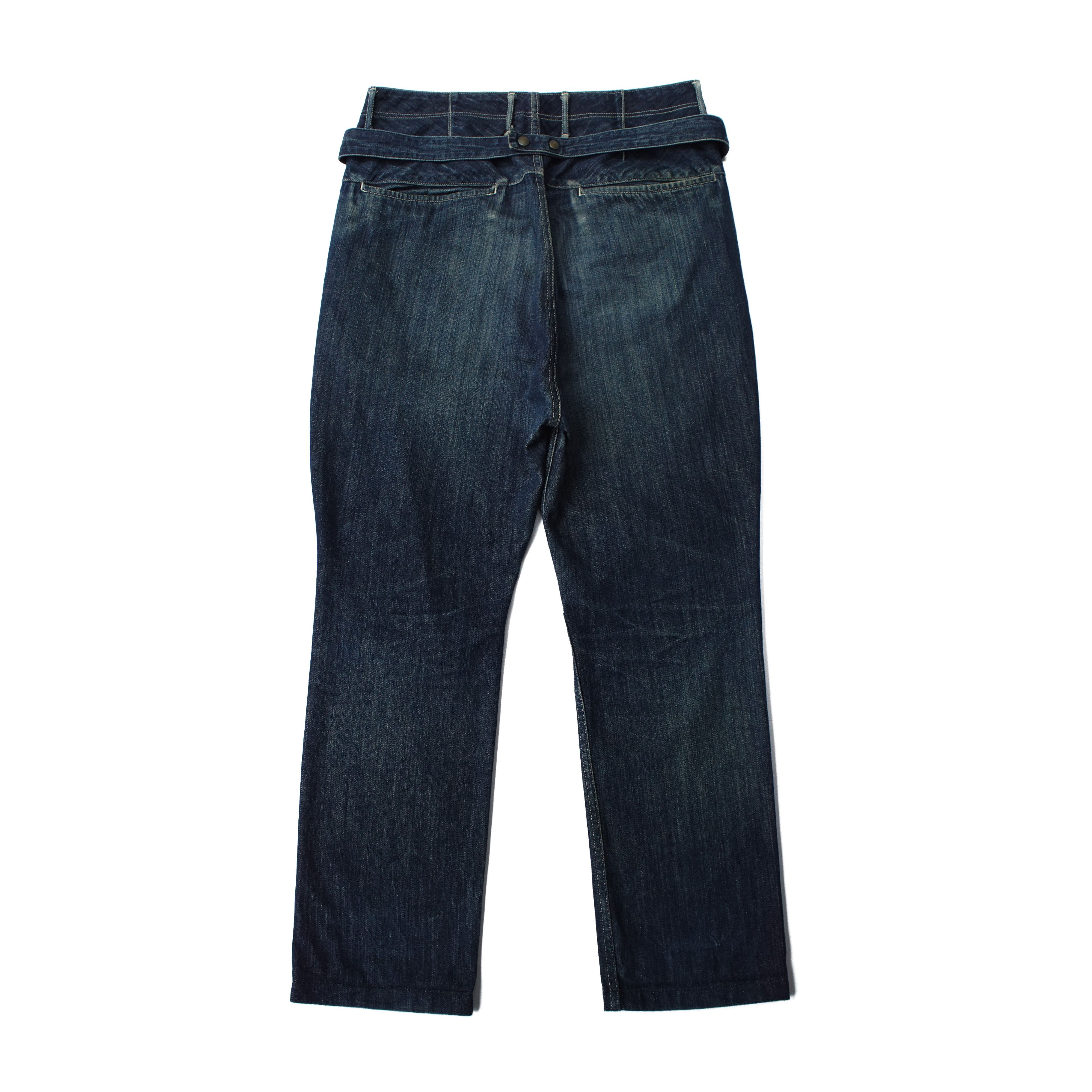 Kapital Kapital Back Strap Denim Pants Size US 33 - 1 Thumbnail