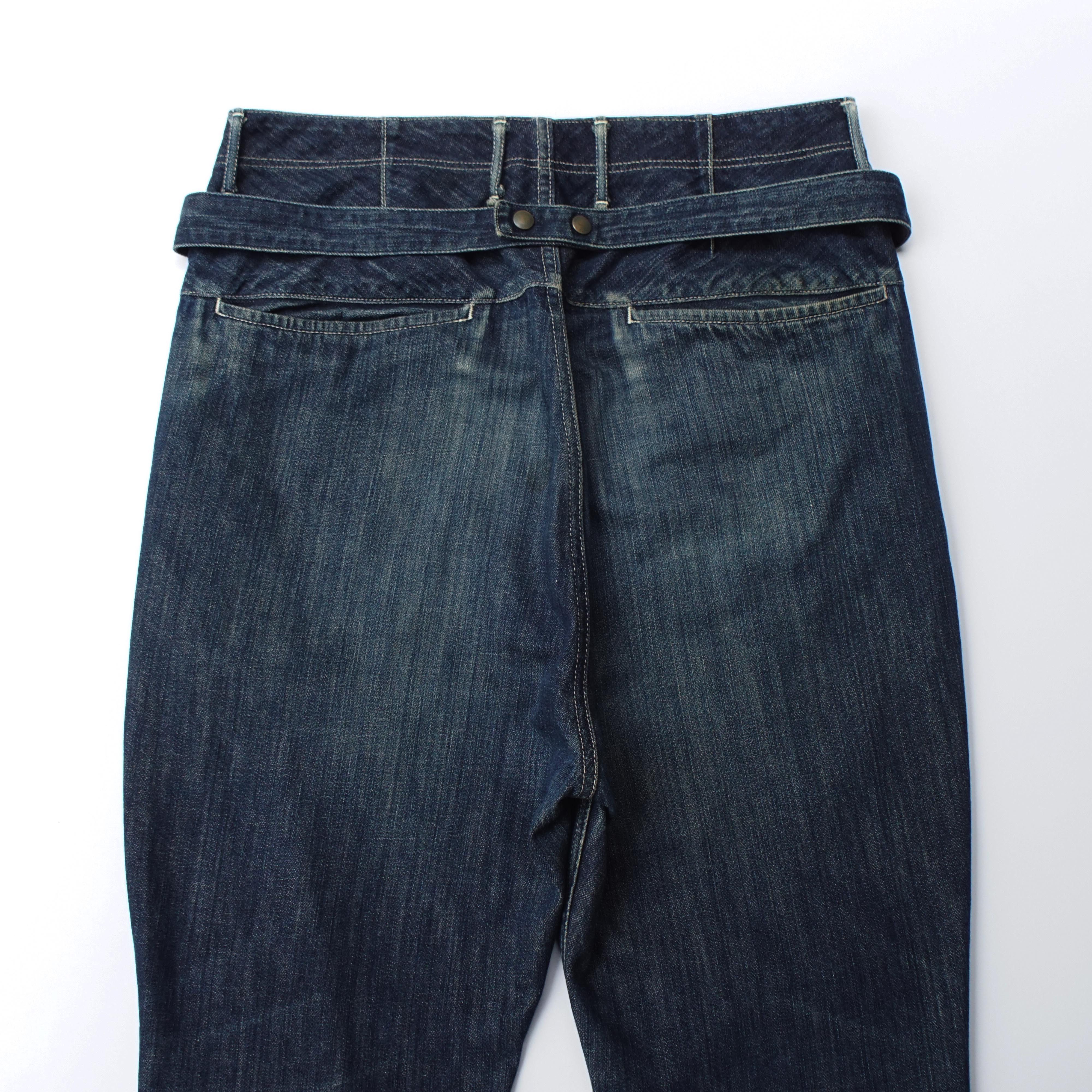 Kapital Kapital Back Strap Denim Pants Size US 33 - 2 Thumbnail