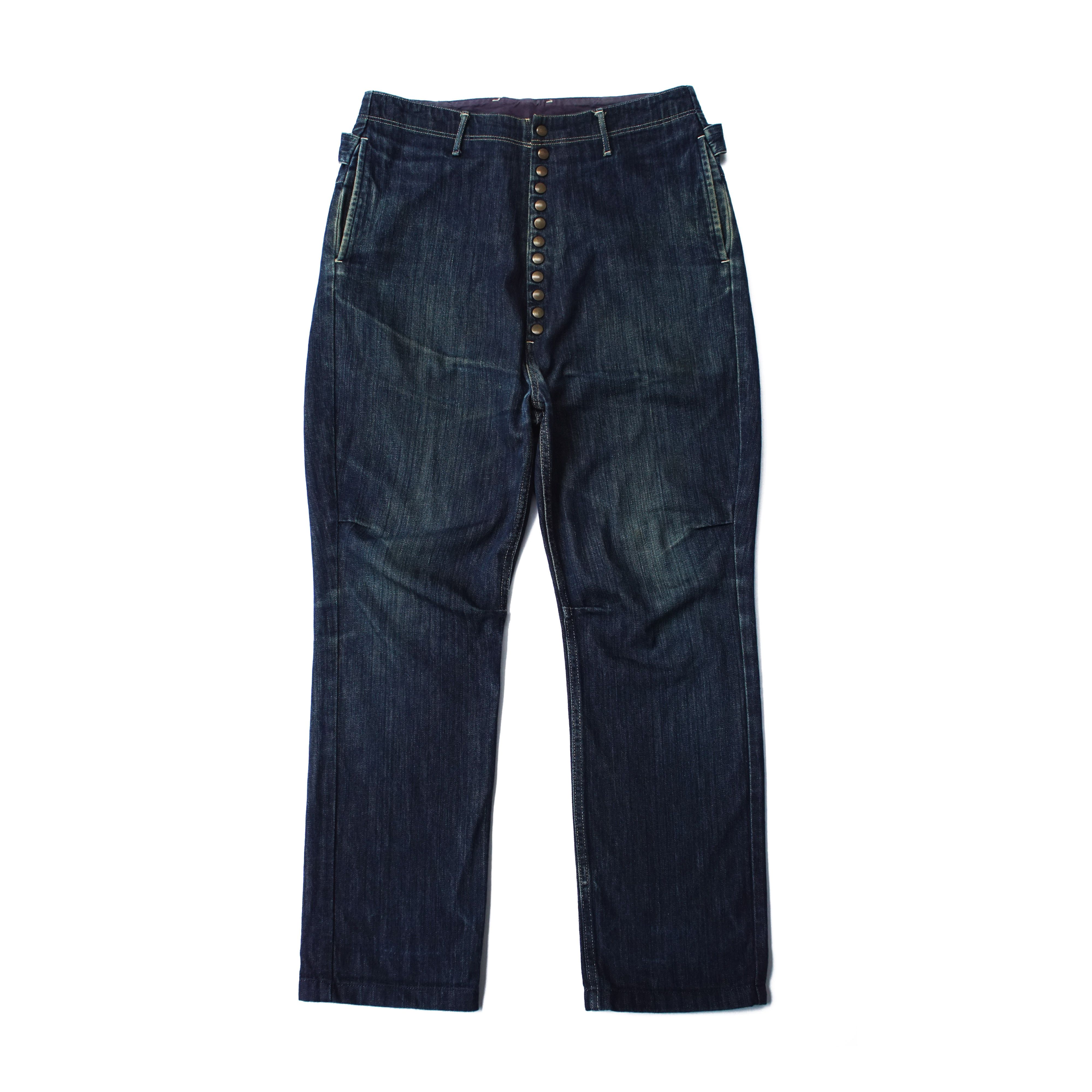 Kapital Kapital Back Strap Denim Pants Size US 33 - 3 Thumbnail