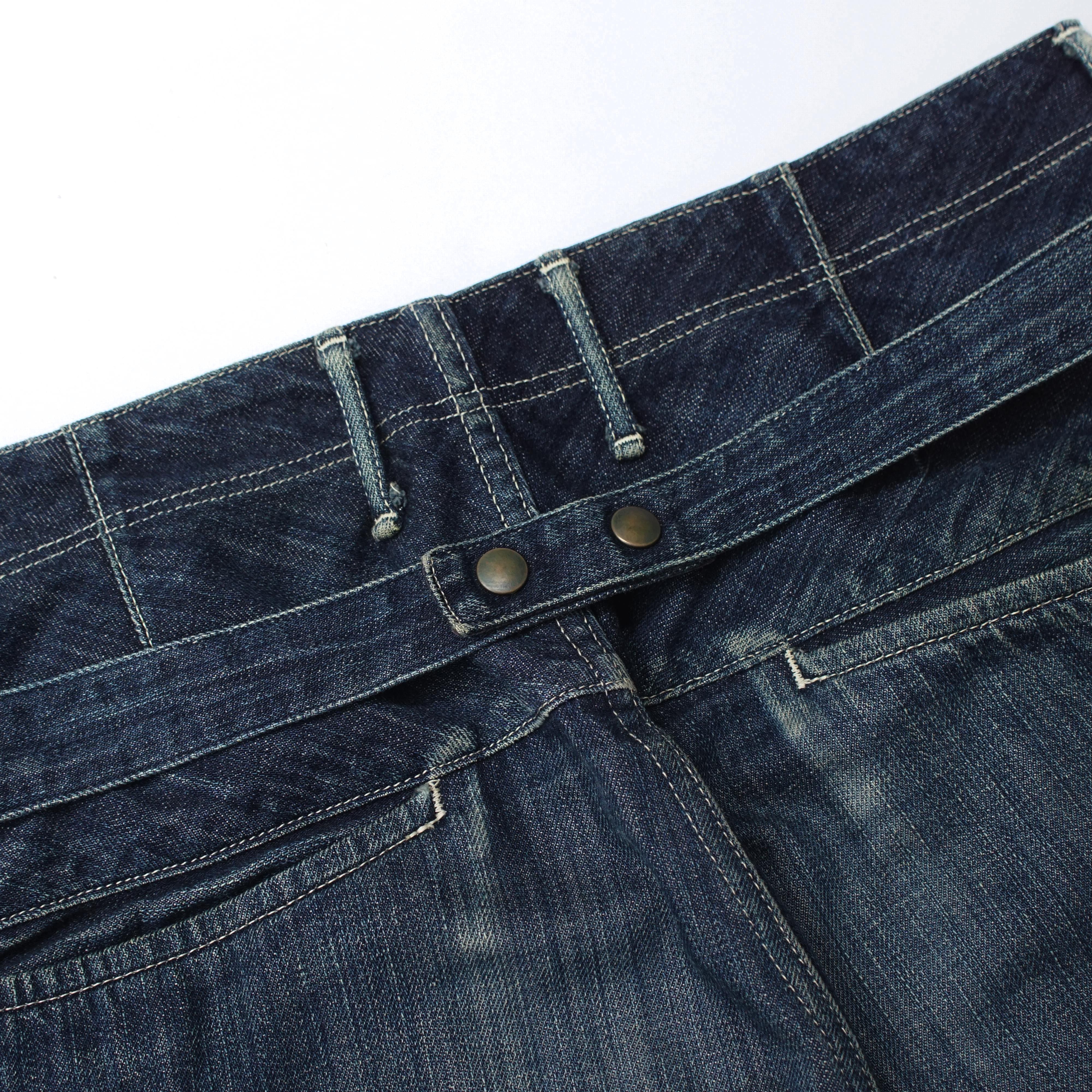 Kapital Kapital Back Strap Denim Pants Size US 33 - 6 Thumbnail