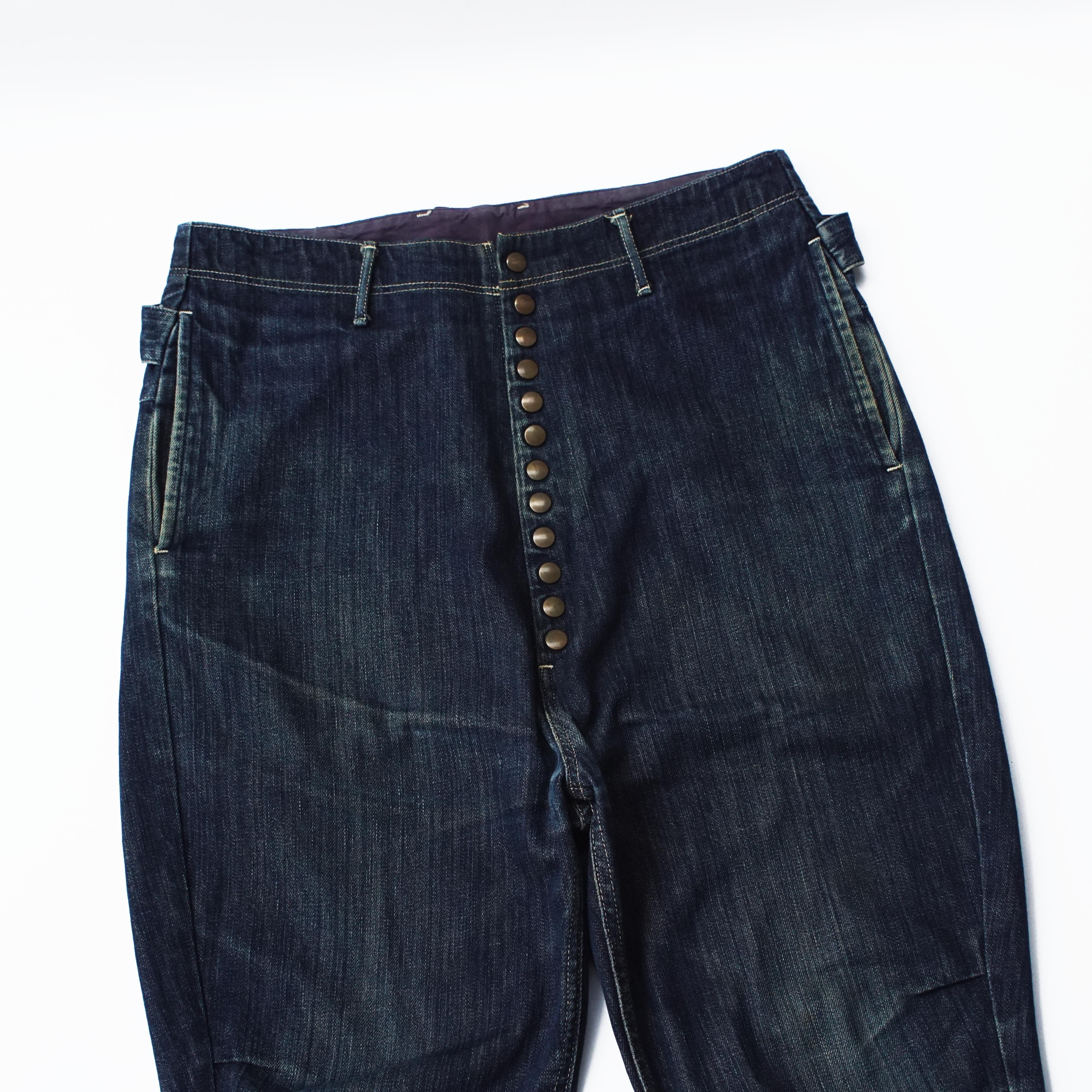 Kapital Kapital Back Strap Denim Pants Size US 33 - 5 Thumbnail