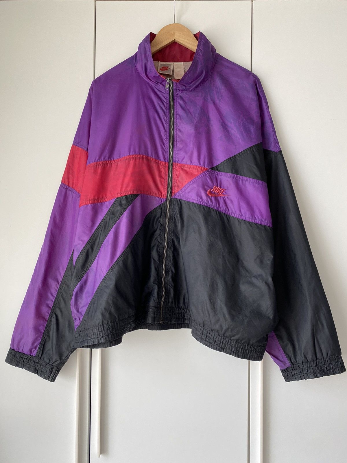 Nike Vintage Nike Windbreaker Size US XL / EU 56 / 4 - 1 Thumbnail