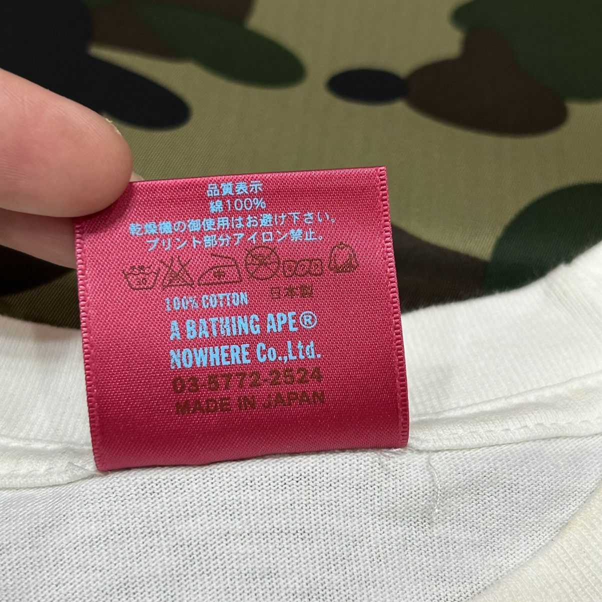 Bape A Bathing Ape Long Sleeve Tee Size US S / EU 44-46 / 1 - 4 Thumbnail