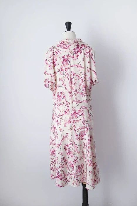 Balenciaga SS11 cherry blossom slik dress Size M / US 6-8 / IT 42-44 - 5 Thumbnail