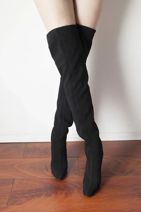 Helmut Lang AW03 thigh high heels Size US 7 / IT 37 - 2 Thumbnail