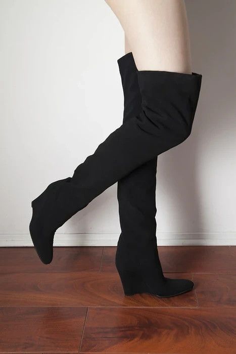 Helmut Lang AW03 thigh high heels Size US 7 / IT 37 - 4 Thumbnail