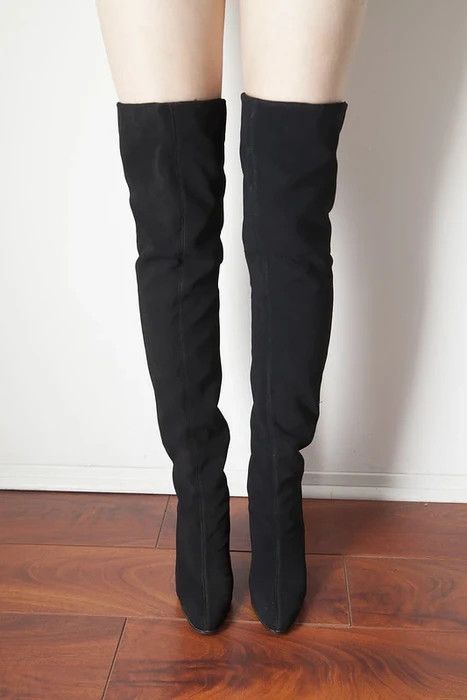 Helmut Lang AW03 thigh high heels Size US 7 / IT 37 - 3 Thumbnail