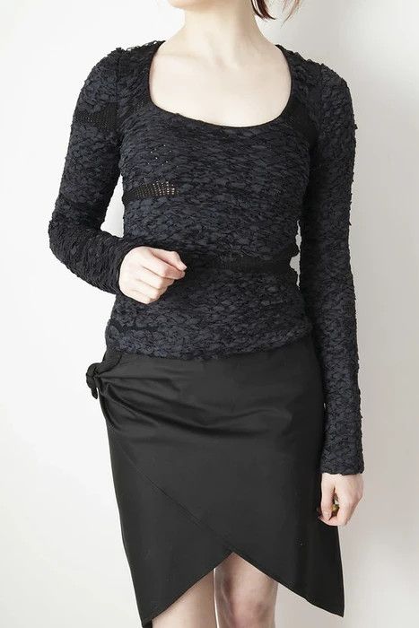 Alexander McQueen SS04 ribbon sweater Size M / US 6-8 / IT 42-44 - 7 Thumbnail
