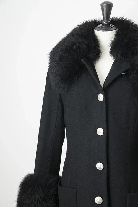 Vivienne Westwood AW99 faux fur coat Size L / US 10 / IT 46 - 2 Thumbnail