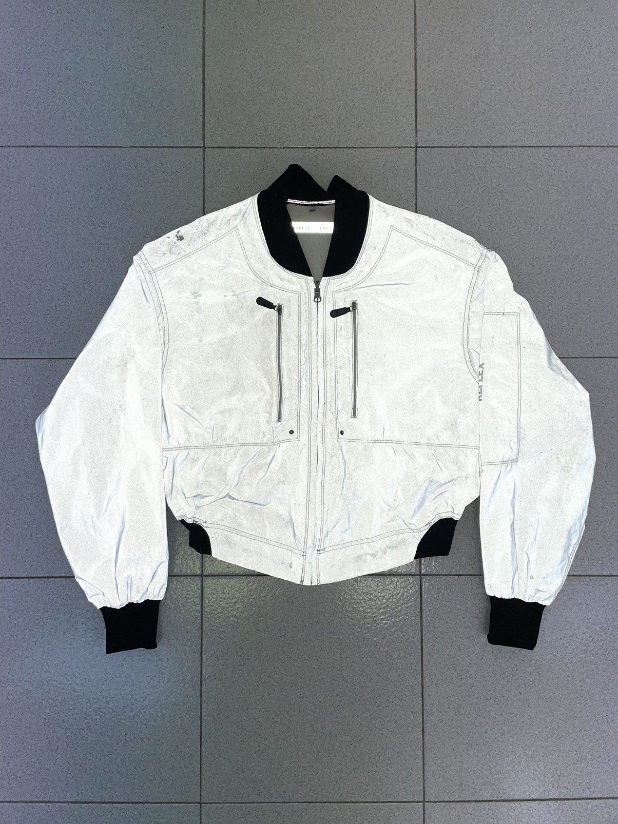 Marithe Francois Girbaud 1990s Girbaud reflective 3M cargo
