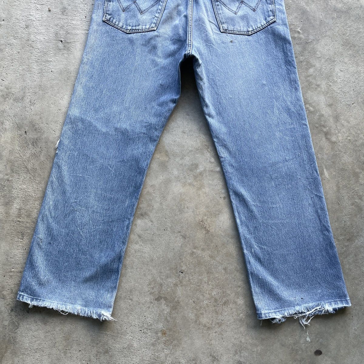 Vintage Vintage 90s Wrangler Distressed Denim Jeans Denim Pants W34 Size US 34 / EU 50 - 14 Thumbnail