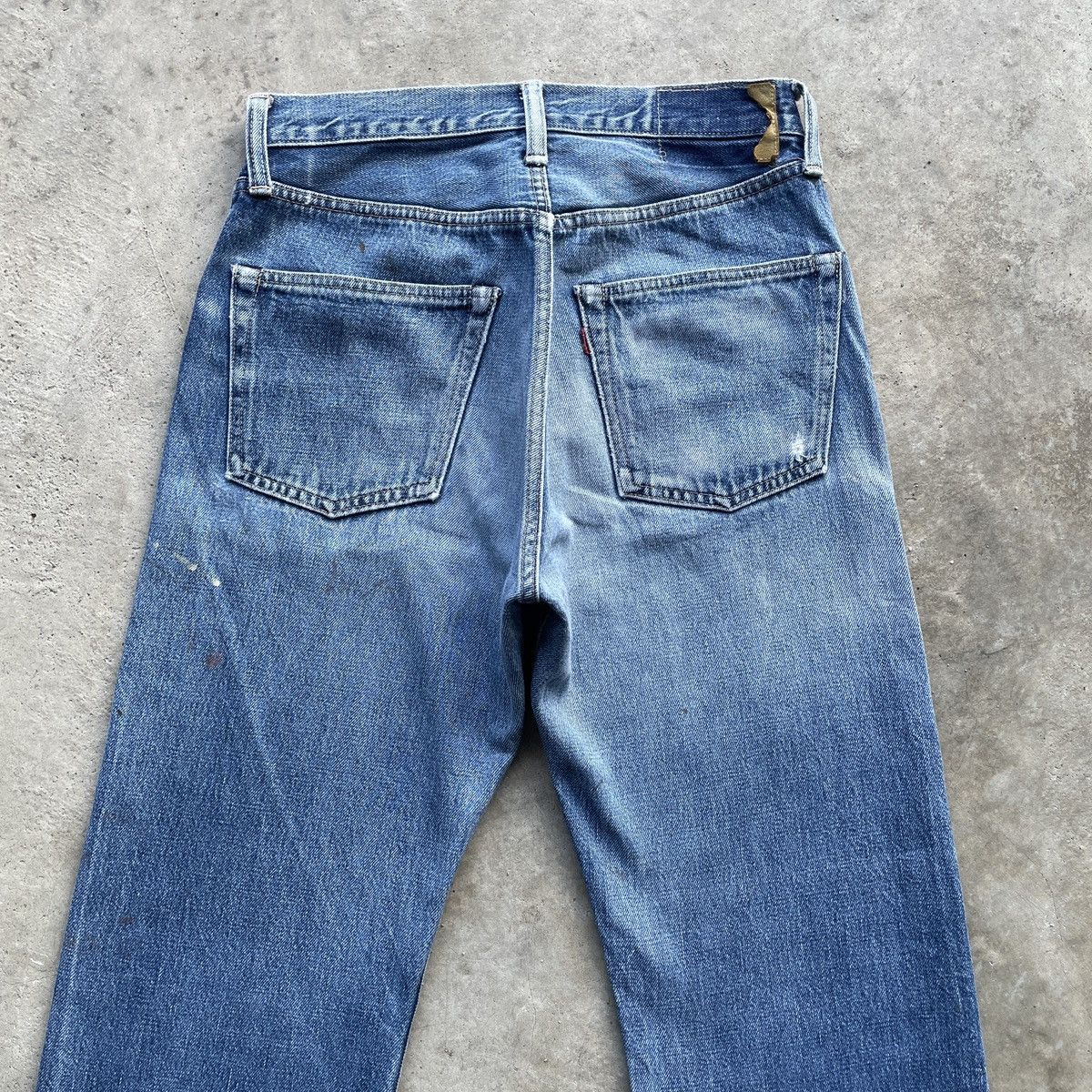 Japanese Brand John Bull Faded Splash Painter Selvedge Jeans Denim Pants Size US 28 / EU 44 - 14 Thumbnail