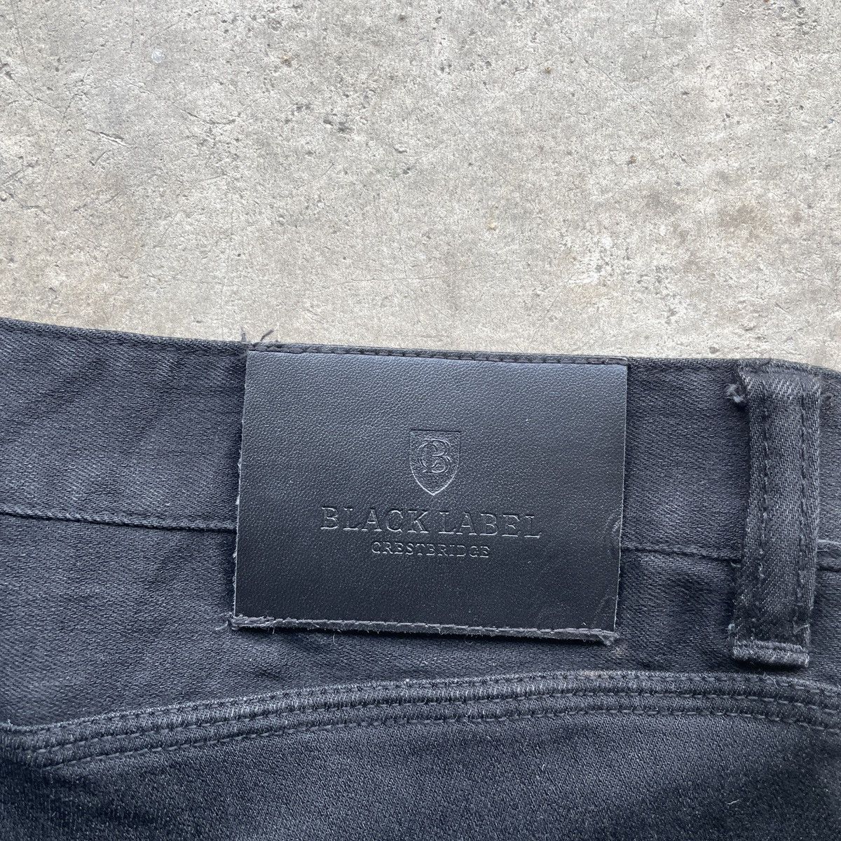 Japanese Brand W34x34🔥 Black Label Crestbridge Trousers Pants Black Colour Size US 34 / EU 50 - 8 Thumbnail
