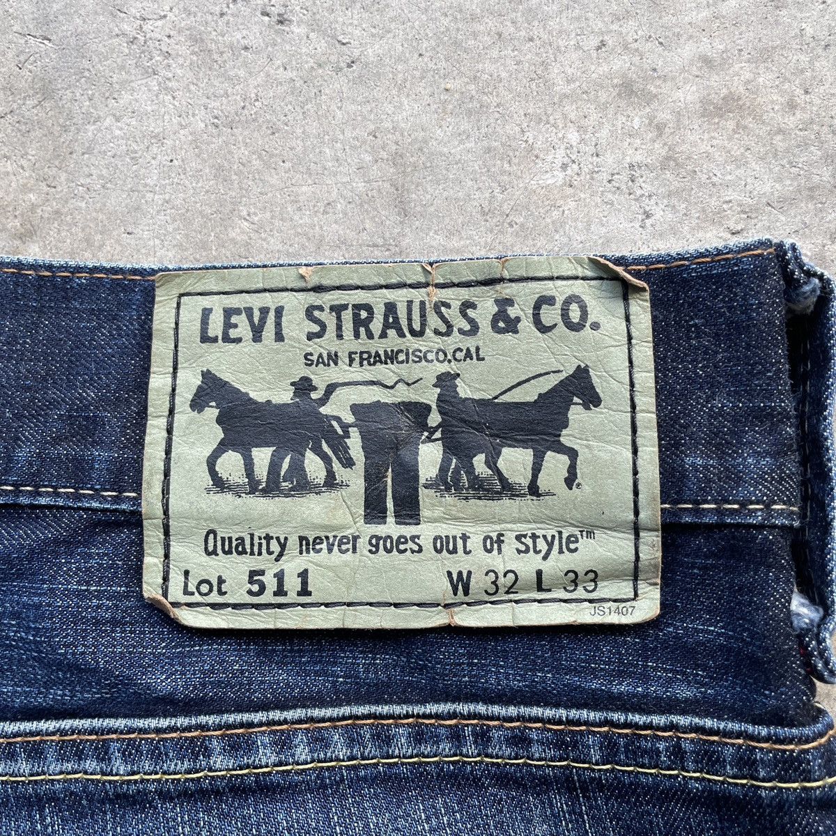 Levi's Vintage Clothing Vintage Levi’s 511 Faded Jeans Denim Pants Size US 32 / EU 48 - 9 Thumbnail