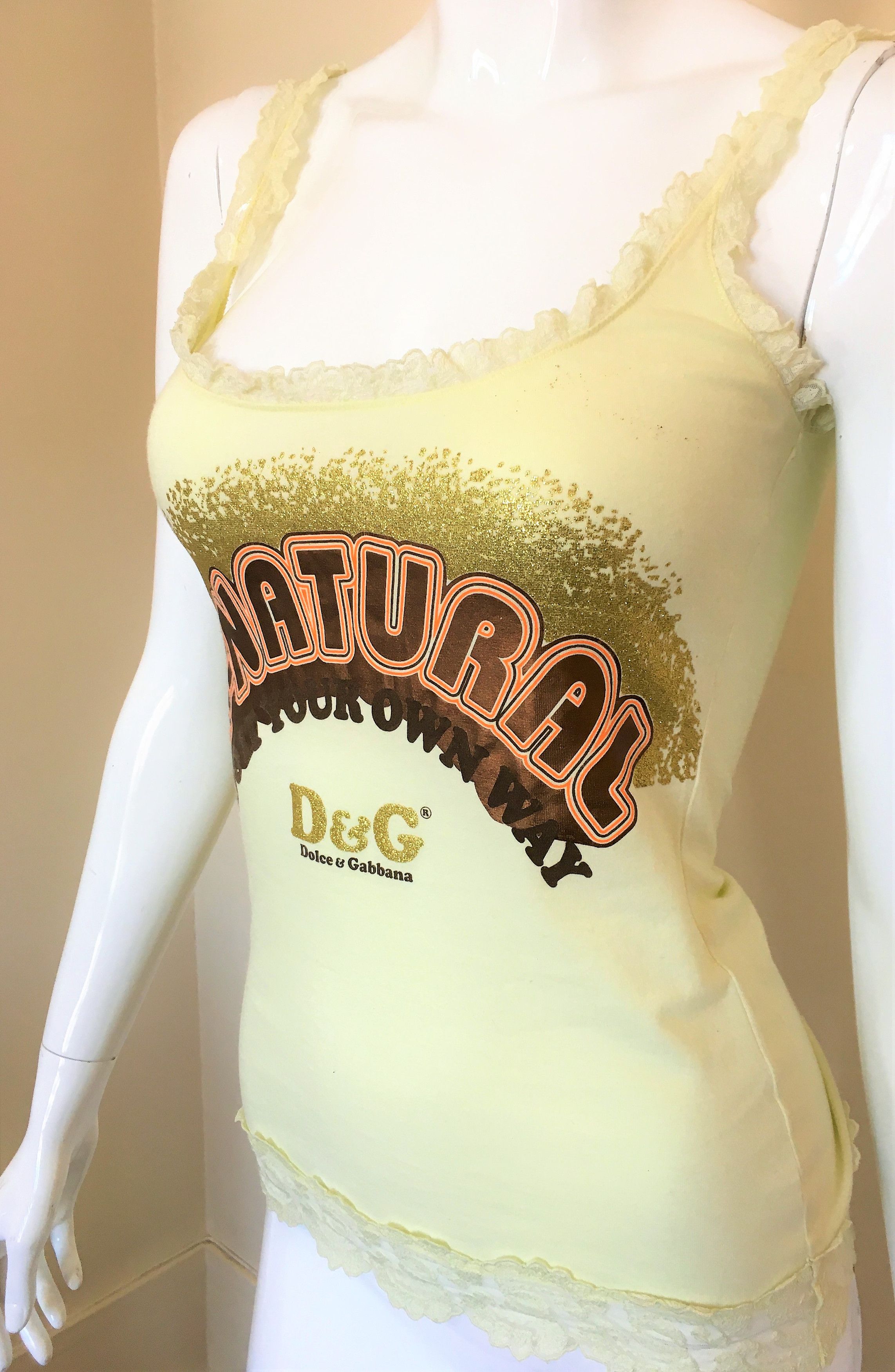 Dolce & Gabbana Dolce and Gabbana B-Natural Super Nature Bella Hadid D&G Top Size M / US 6-8 / IT 42-44 - 6 Thumbnail