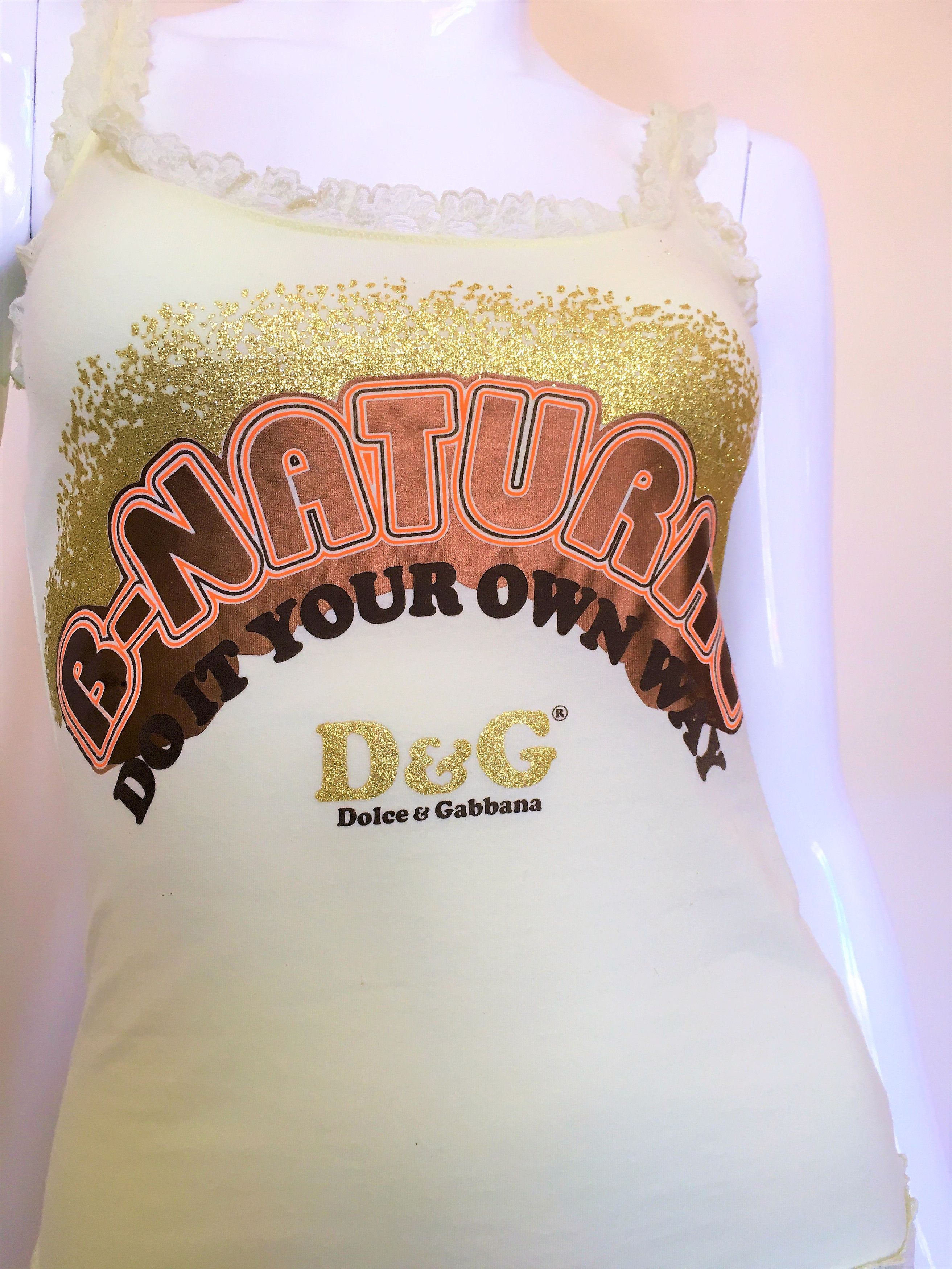 Dolce & Gabbana Dolce and Gabbana B-Natural Super Nature Bella Hadid D&G Top Size M / US 6-8 / IT 42-44 - 3 Thumbnail