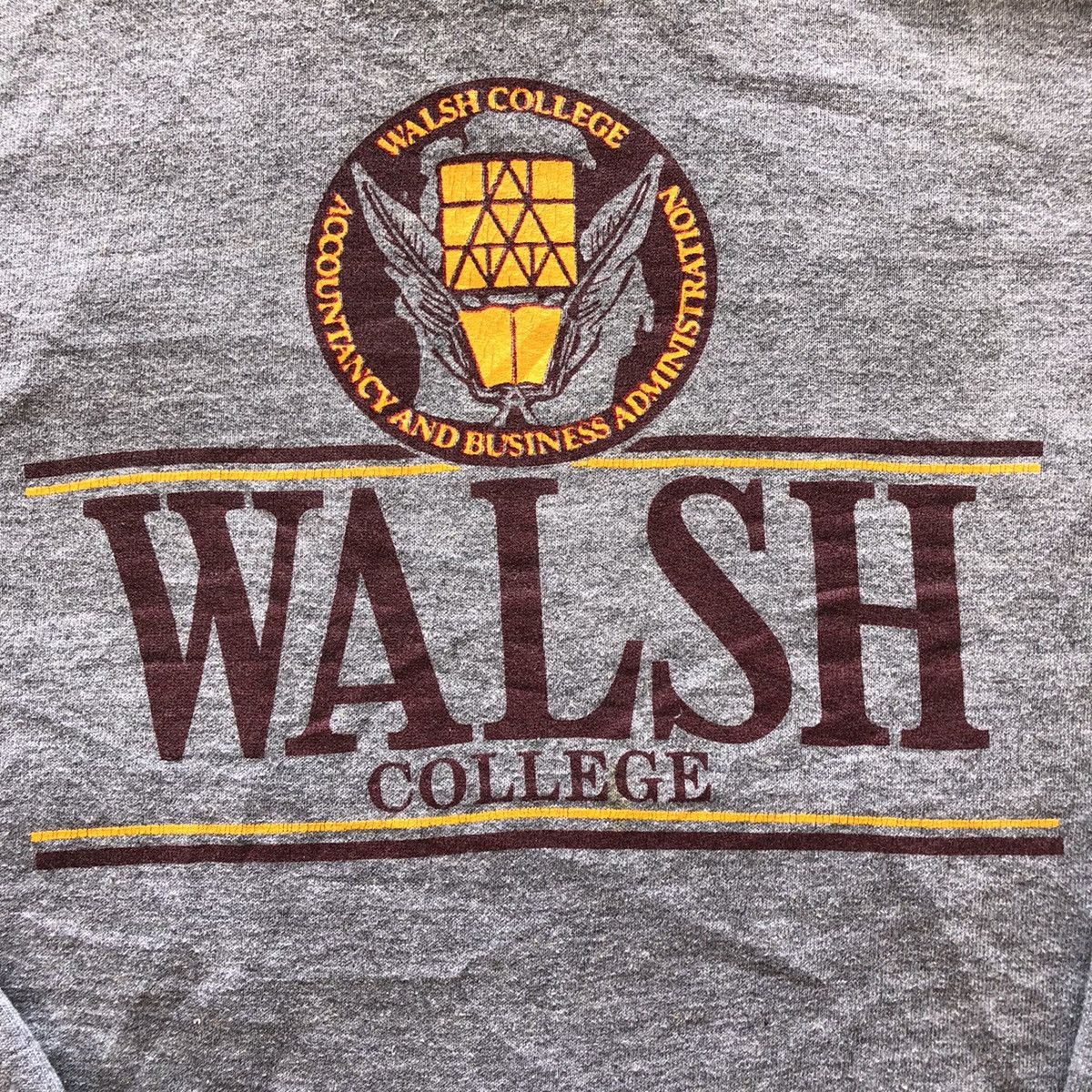 Vintage Vintage 80's Walsh Collage USA Sweatshirt Hoodie Pullover Size US M / EU 48-50 / 2 - 5 Thumbnail