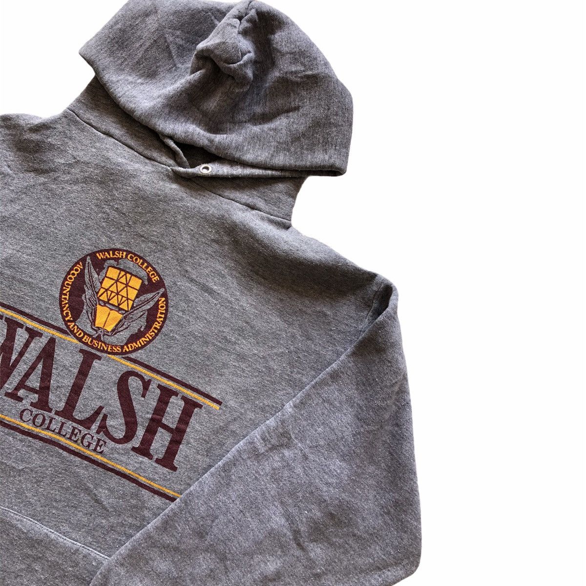 Vintage Vintage 80's Walsh Collage USA Sweatshirt Hoodie Pullover Size US M / EU 48-50 / 2 - 2 Thumbnail