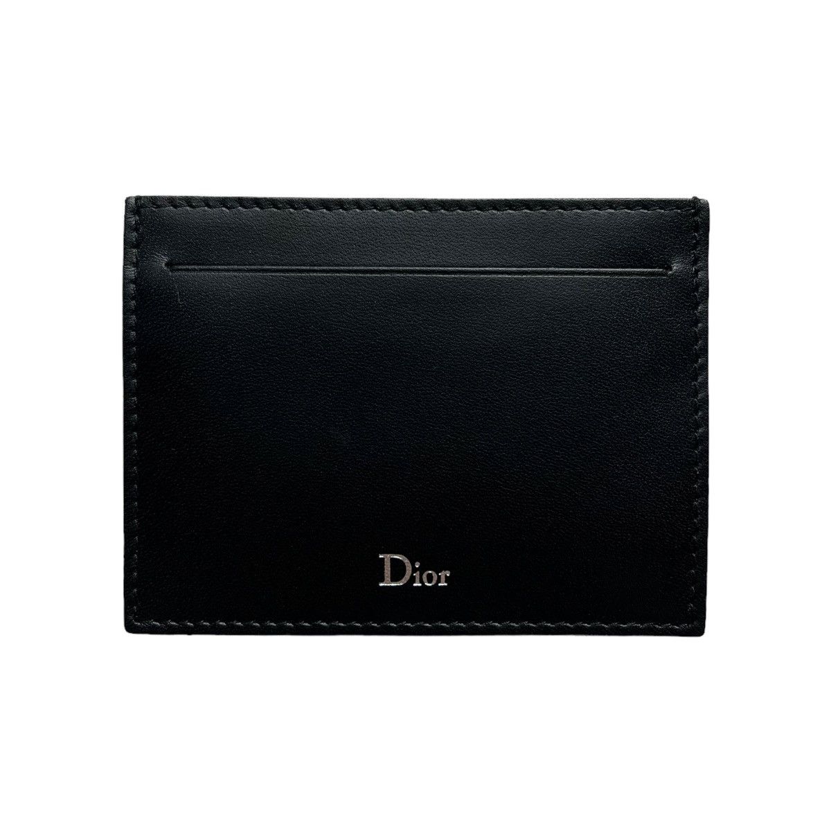 Dior x Jordan Wings Zip Wallet (4 Card Slot) Grey in Calfskin with