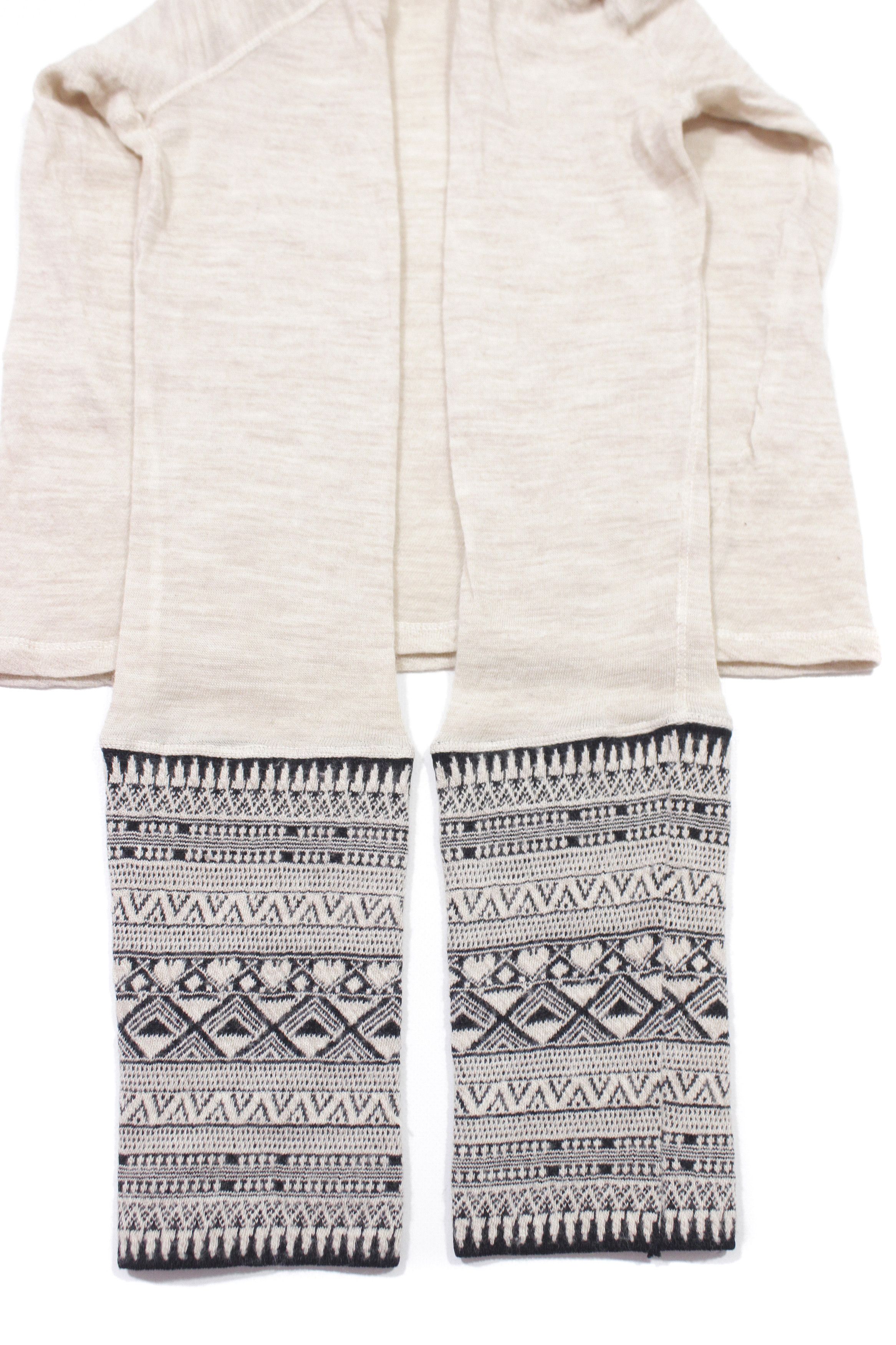 Jean Paul Gaultier 90S Fair Isle Sleeves Wool Twisted Turtleneck Vintage Size M / US 6-8 / IT 42-44 - 6 Thumbnail