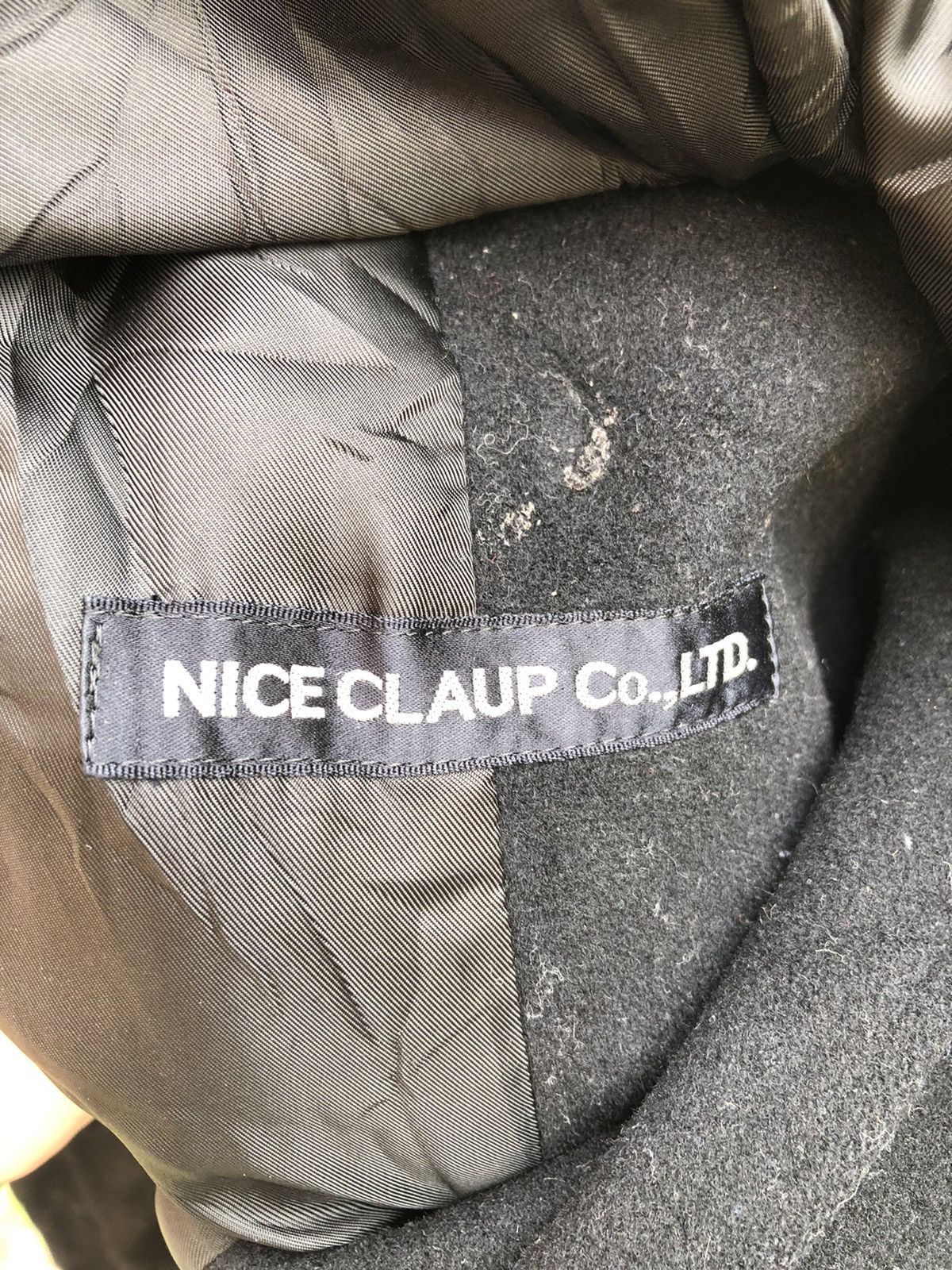 Japanese Brand Vintage 80's Wool Coat Double Breasted by Nice Claup Co, LTD Size US XS / EU 42 / 0 - 8 Thumbnail