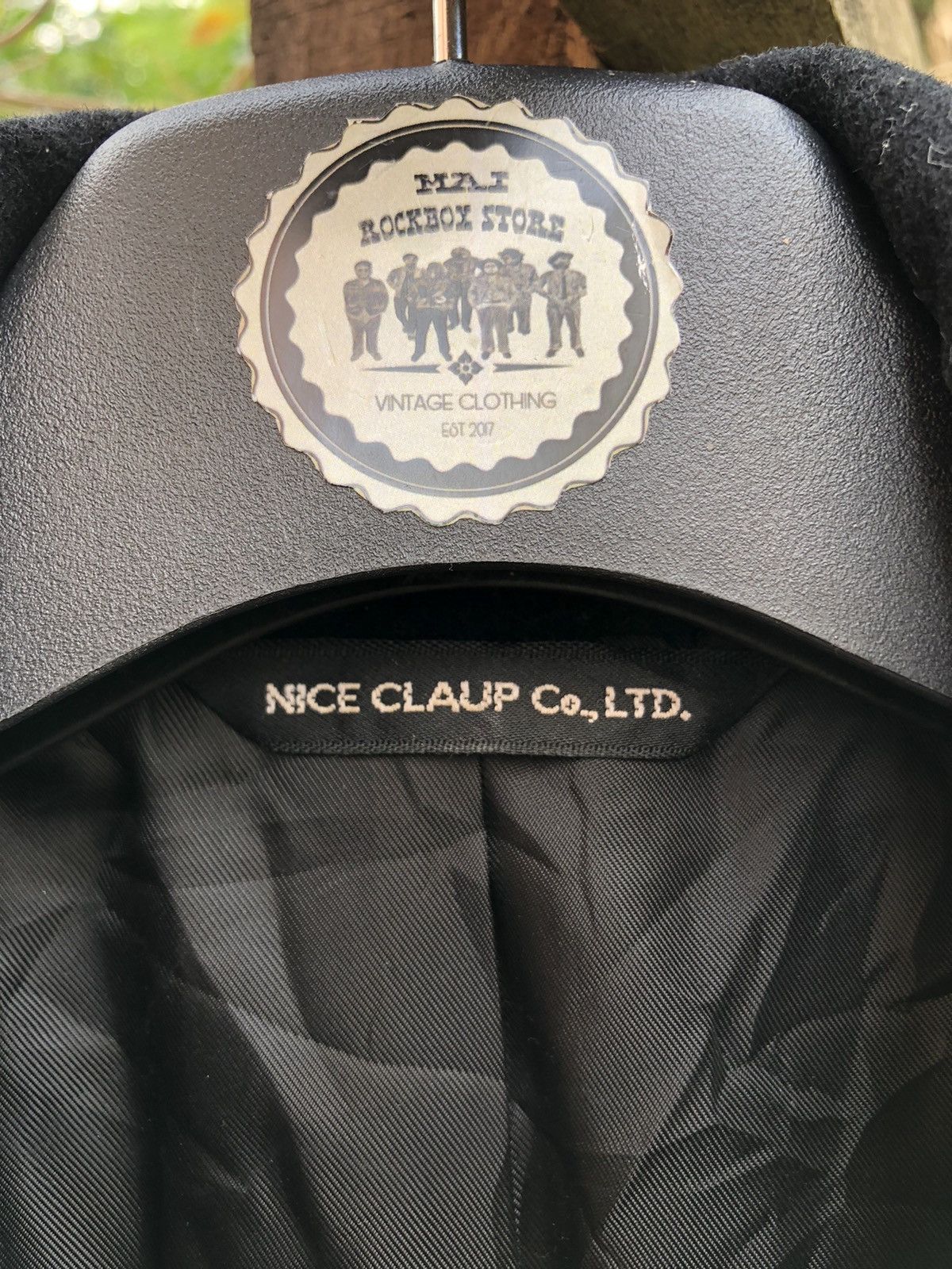 Japanese Brand Vintage 80's Wool Coat Double Breasted by Nice Claup Co, LTD Size US XS / EU 42 / 0 - 7 Thumbnail