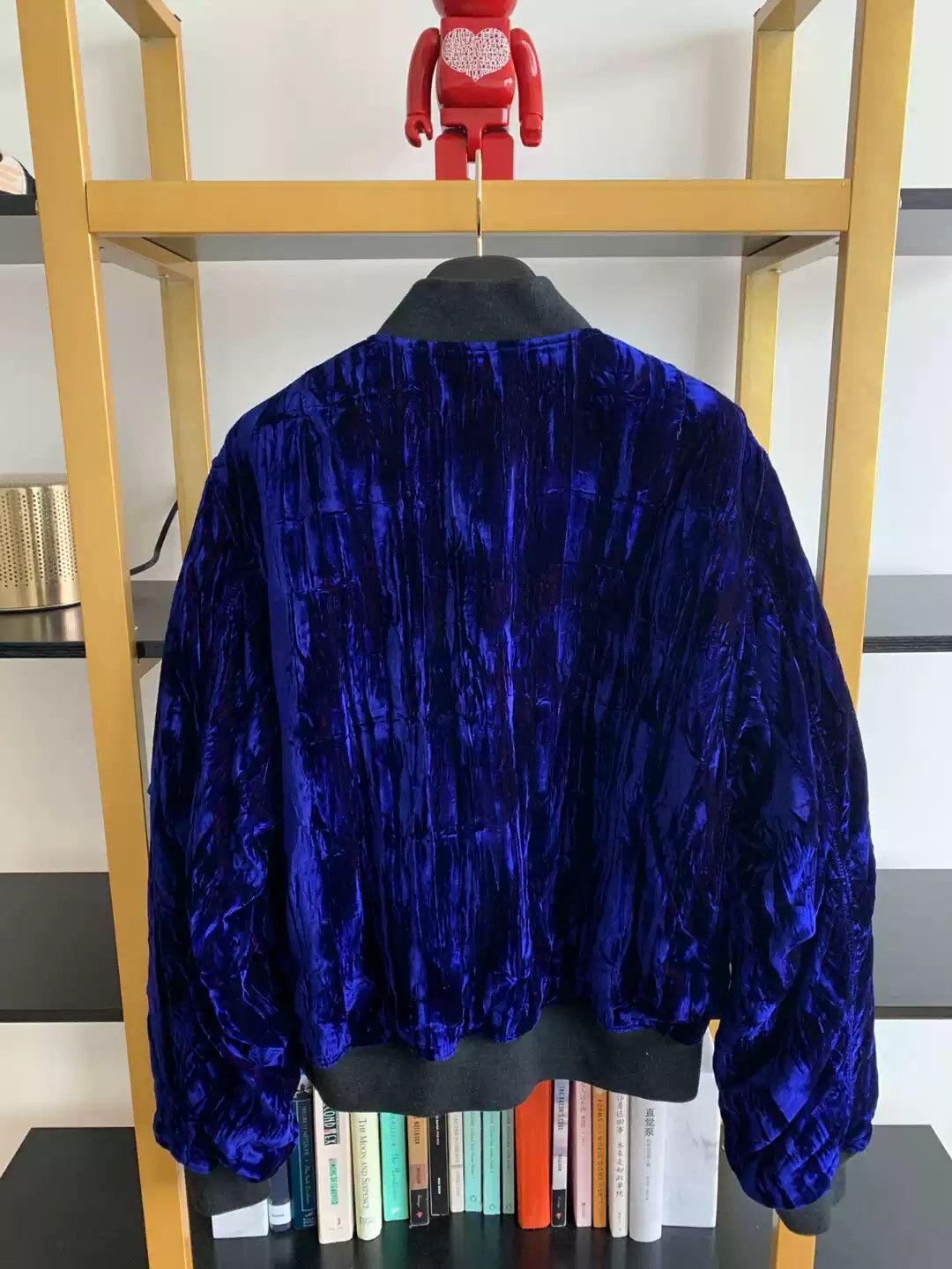 Haider Ackermann Haider Ackermann 16Fw Original New Velvet Bomber Jacket Size US L / EU 52-54 / 3 - 3 Thumbnail