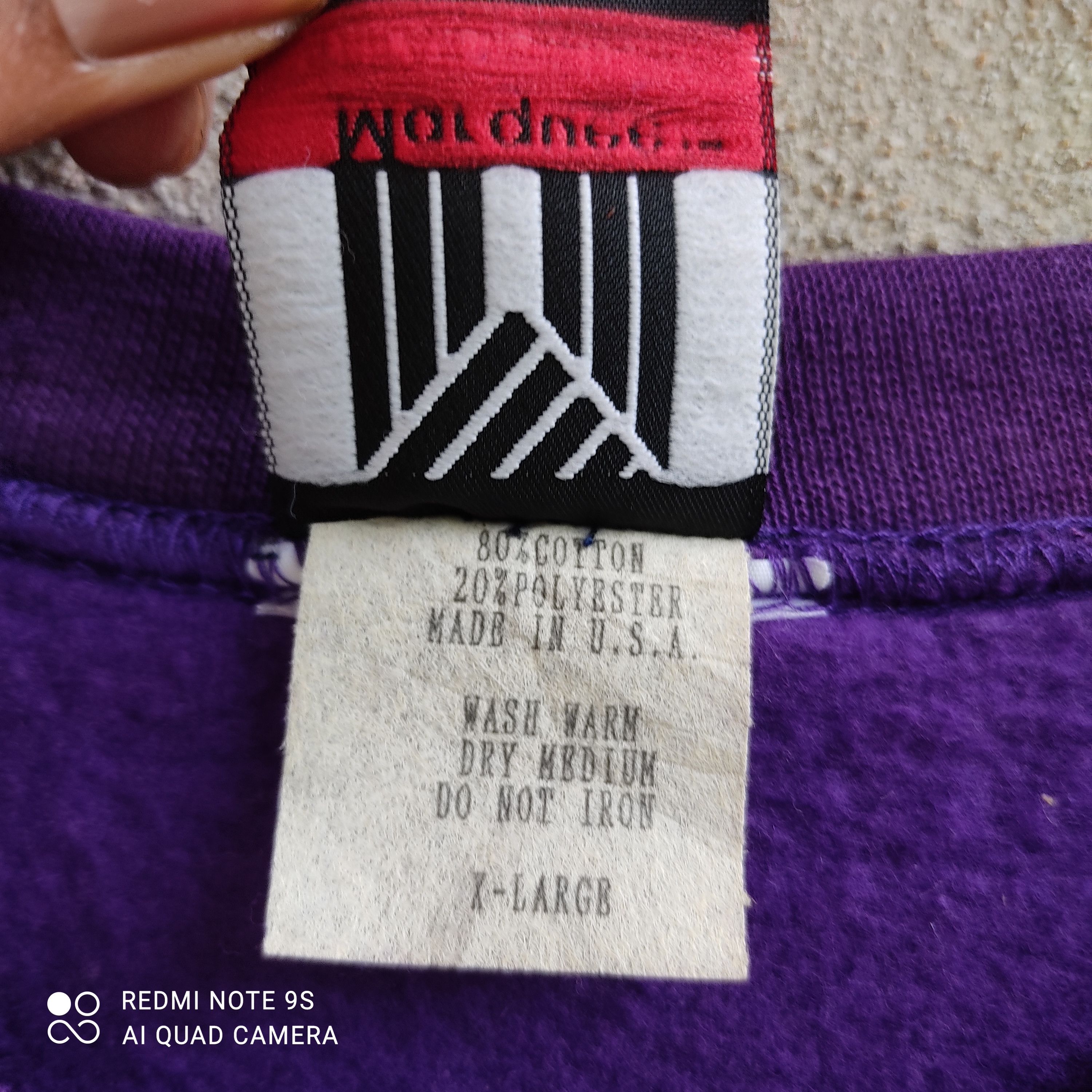 Vintage Vintage 1995 Huskies Washington Marquee Big Logo Sweatshirt Size US XL / EU 56 / 4 - 7 Thumbnail