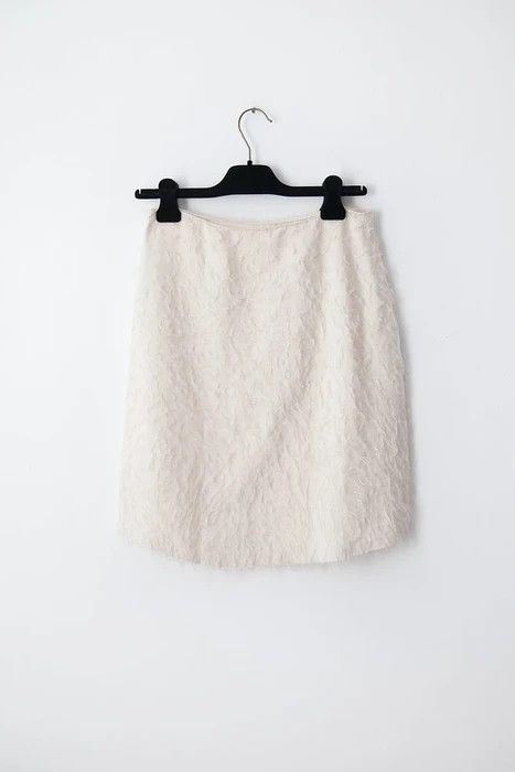 Helmut Lang Raw silk mini skirt Size 27" / US 4 / IT 40 - 3 Thumbnail