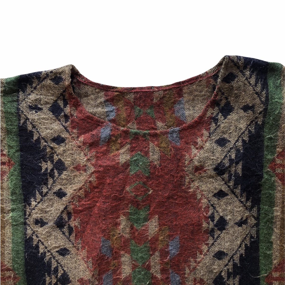 Native Vintage 90's Navajo Pullover Sleeveless Size US M / EU 48-50 / 2 - 2 Thumbnail