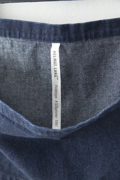 Helmut Lang SS97 denim apron Size ONE SIZE - 4 Thumbnail