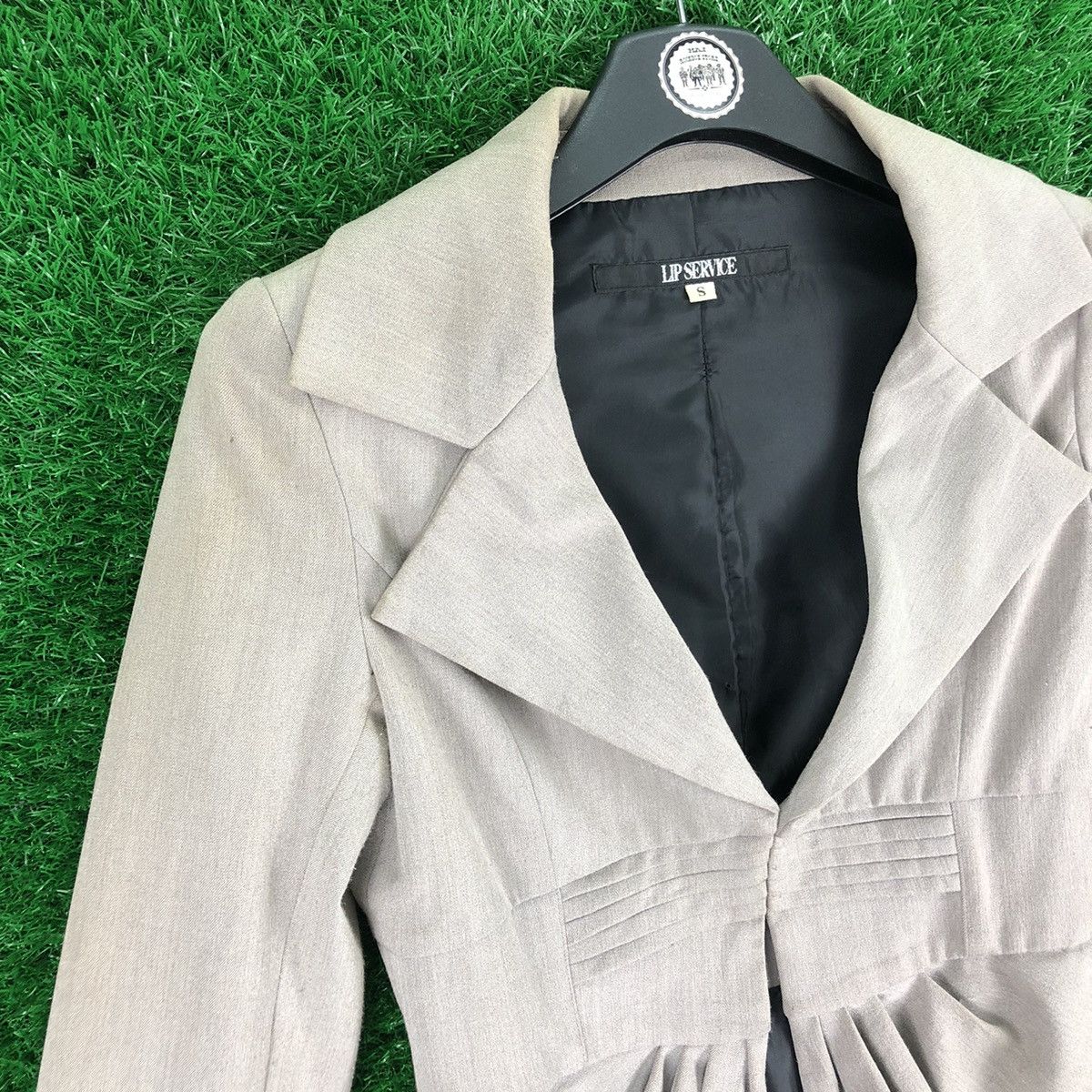 Japanese Brand Vintage 90's Women Coat Jacket Luxury Style by Lip Service Size XXS / US 00 / IT 34 - 2 Thumbnail
