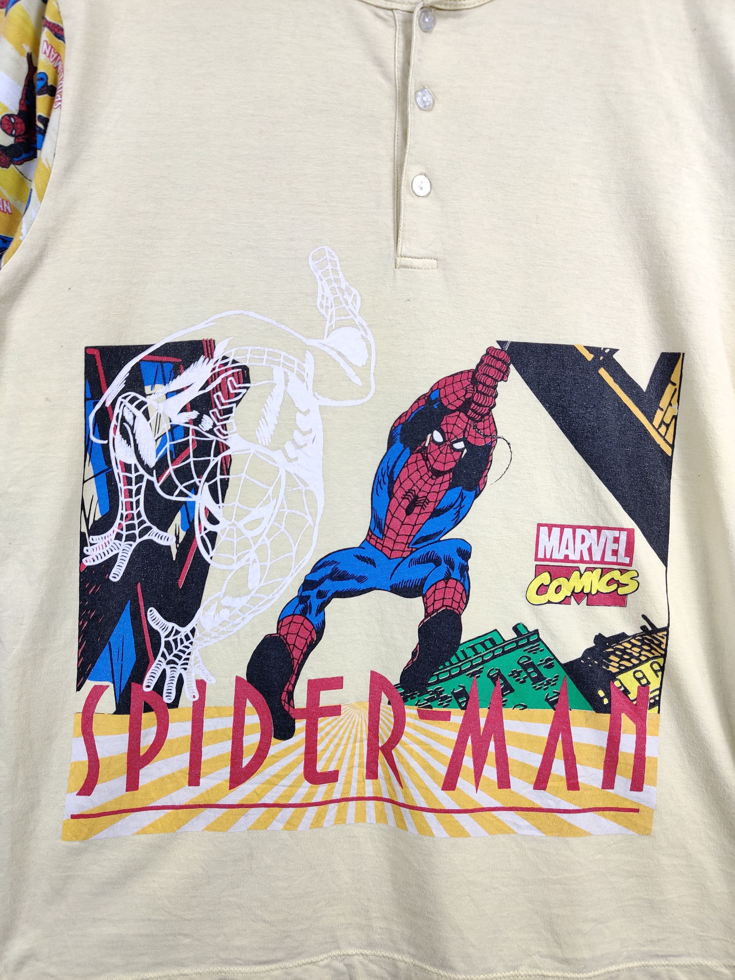 Marvel Comics Vintage Marvel Comics Spiderman Fullprint Tee Tshirt Size US L / EU 52-54 / 3 - 6 Thumbnail