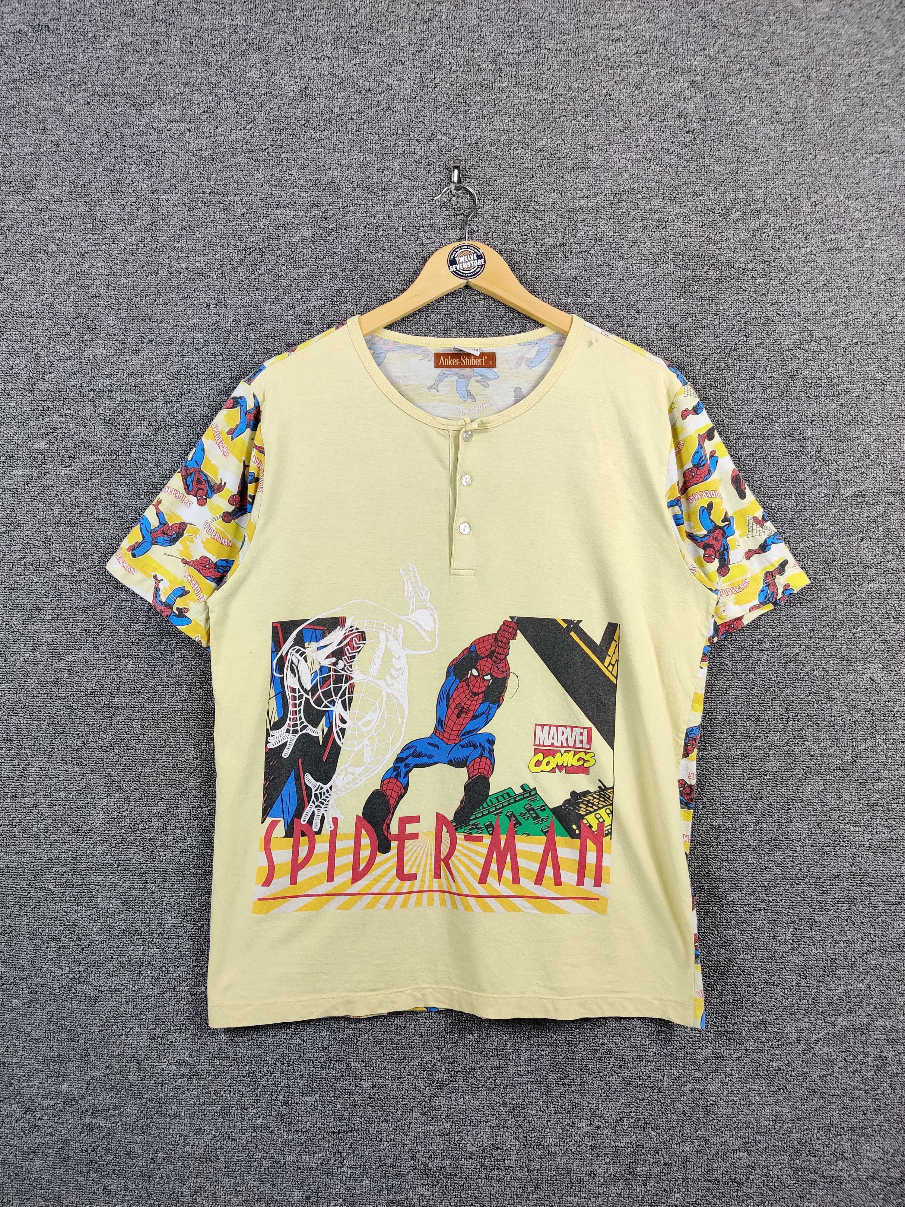 Marvel Comics Vintage Marvel Comics Spiderman Fullprint Tee Tshirt Size US L / EU 52-54 / 3 - 4 Thumbnail