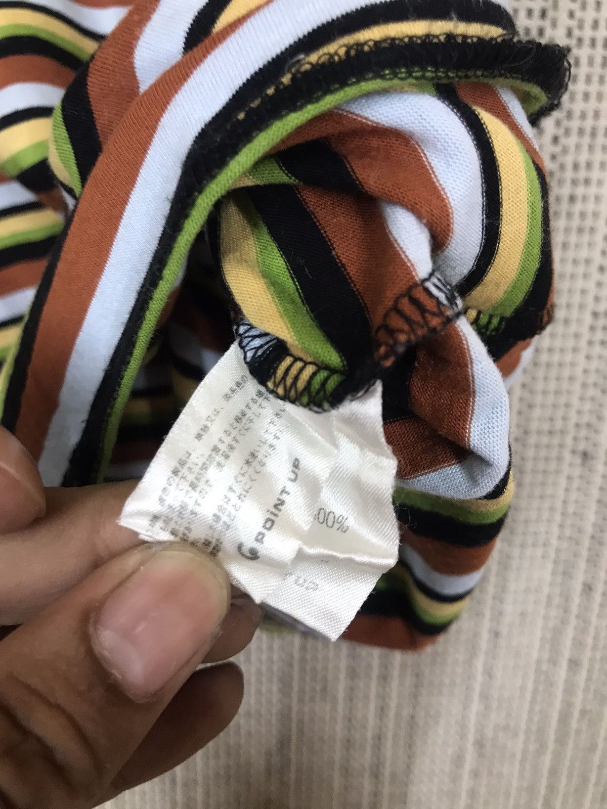 Hai Sporting Gear × Issey Miyake ‼️VINTAGE HAI SPORTING GEAR STRIPE TSHIRT embroidery castus ‼️ Size US M / EU 48-50 / 2 - 8 Thumbnail