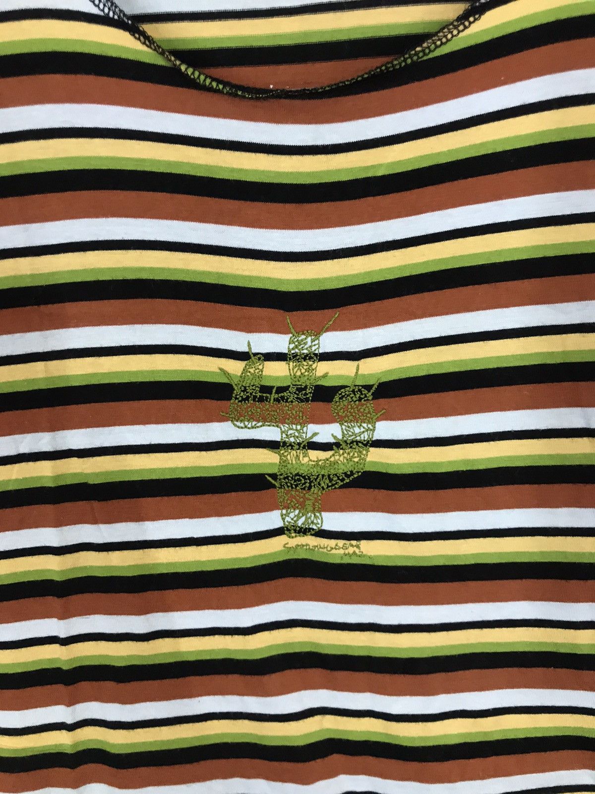 Hai Sporting Gear × Issey Miyake ‼️VINTAGE HAI SPORTING GEAR STRIPE TSHIRT embroidery castus ‼️ Size US M / EU 48-50 / 2 - 4 Thumbnail