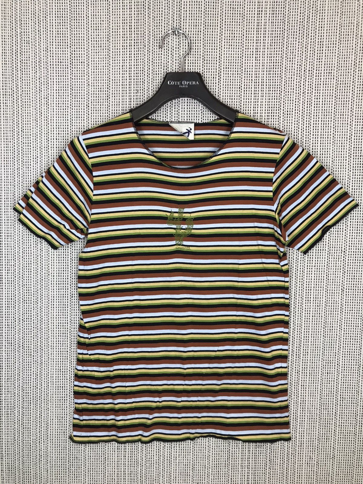Hai Sporting Gear × Issey Miyake ‼️VINTAGE HAI SPORTING GEAR STRIPE TSHIRT embroidery castus ‼️ Size US M / EU 48-50 / 2 - 1 Thumbnail