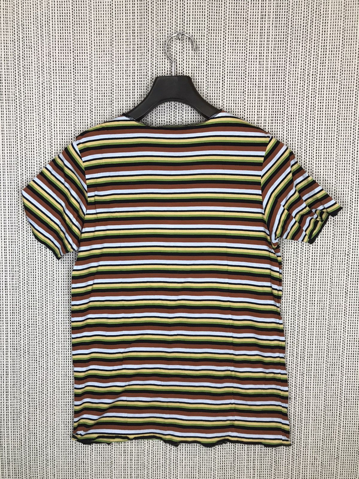 Hai Sporting Gear × Issey Miyake ‼️VINTAGE HAI SPORTING GEAR STRIPE TSHIRT embroidery castus ‼️ Size US M / EU 48-50 / 2 - 10 Thumbnail